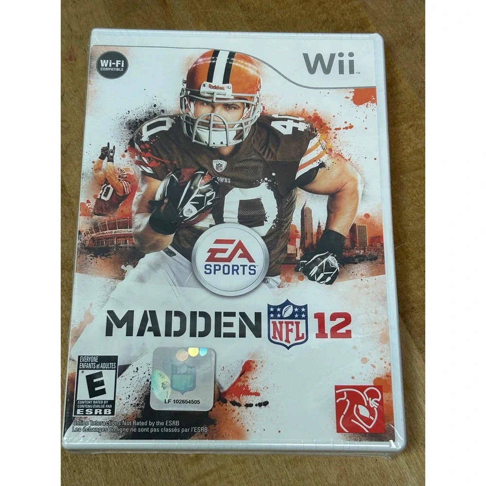 EA Sports Video Game Nintendo Wii Madden NFL‎ 12 Football Peyton Hillis New Seal